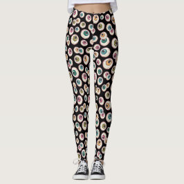 Halloween Eyebollar Leggings