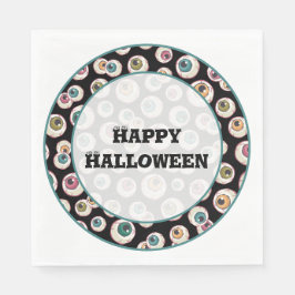 Halloween Eyebollar Pappersservett