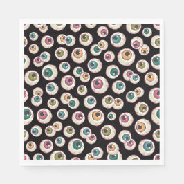 Halloween Eyebollar Pappersservett