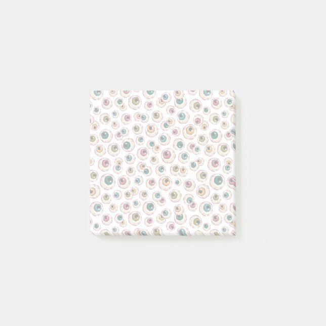 Halloween Eyebollar Post-it Block (Framsida)