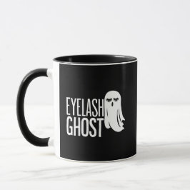 Halloween Eyelash Ghost Mugg