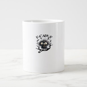 Halloween F-Caw-F Fågel Cool Unik Jumbo Mugg