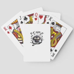 Halloween F-Caw-F Fågel Cool Unique Casinokort