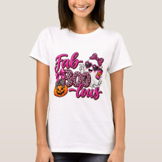 Halloween Fab-BOO-Lous med pumpa T Shirt