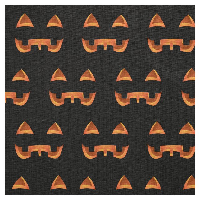 Halloween Fabric Jack-o-Lantern Fabrics Anpassa Tyg (Prov)