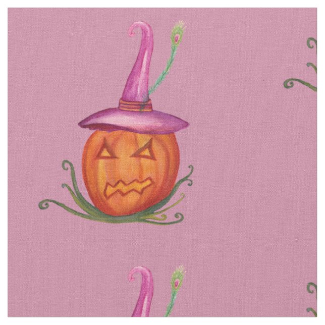 Halloween Fabric Tyg (Närbild)
