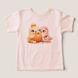 Halloween Fågel Vänner Barn T-Shirt