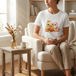 Halloween Fågel Vänner Dam T-Shirt