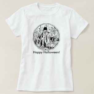 Halloween Fågelskrämma Halloween Tee Shirt