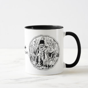 Halloween Fågelskrämma No Brain Mugg