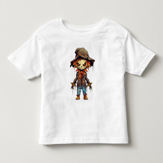 Halloween Fågelskrämma T Shirt (Framsida)