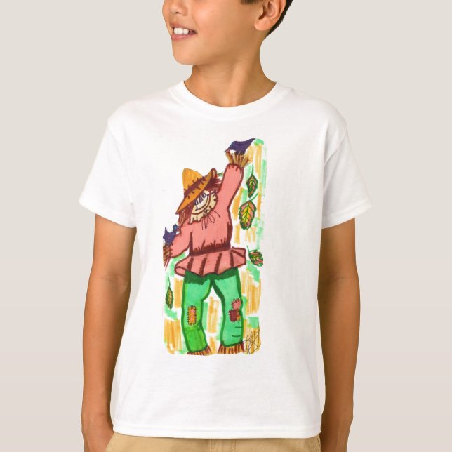HALLOWEEN-FÅGELSKRÄMMA TEE SHIRT (Framsida)
