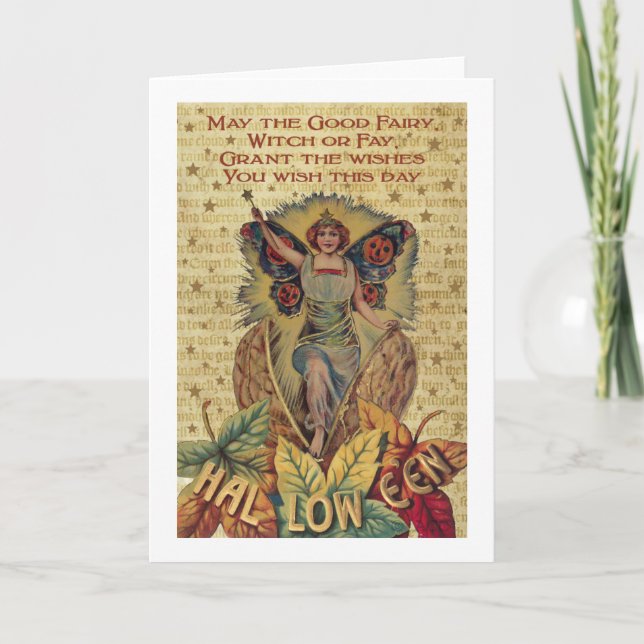 Halloween Fairy Kort (Framsida)