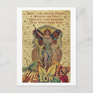 Halloween Fairy Vykort