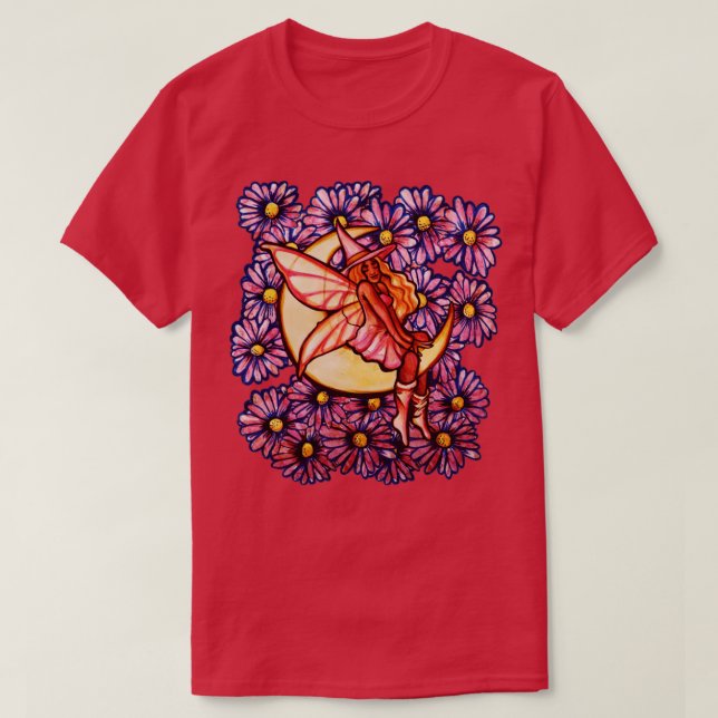 Halloween Fairy Witch T Shirt (Design framsida)