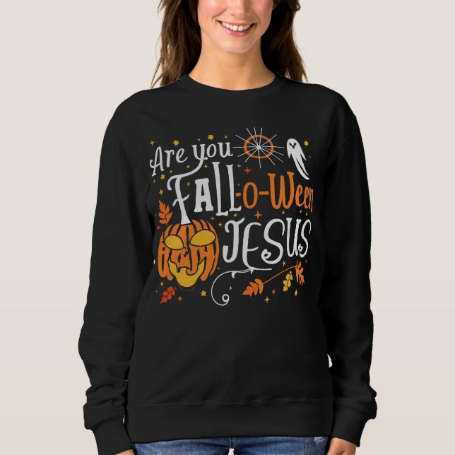 Halloween Fall Christian är du Fall-O-Ween Jesus T Shirt (Framsida)