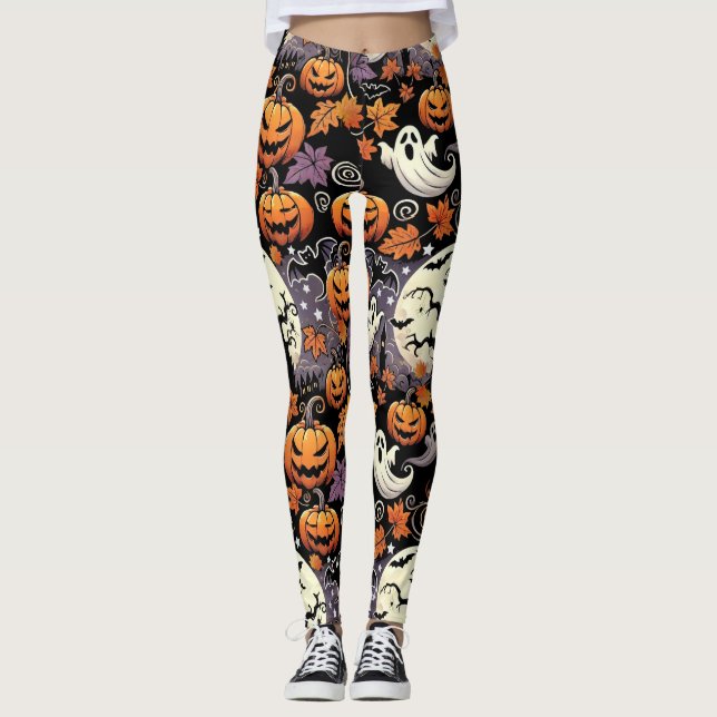 Halloween/Fall/Höst Leggings (Framsida)
