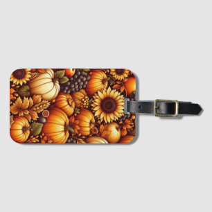 Halloween/Fall/Höst/pumpa Bagagebricka