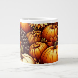 Halloween/Fall/Höst/pumpa Jumbo Mugg
