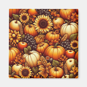 Halloween/Fall/Höst/pumpa Magnet