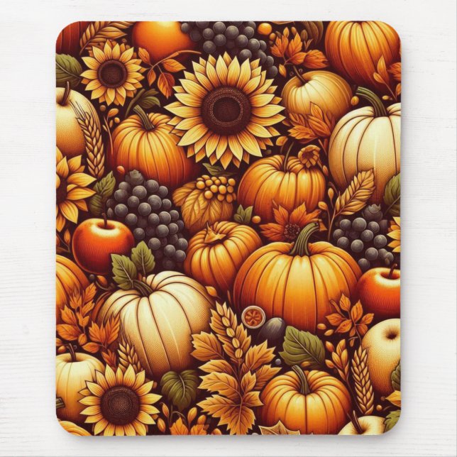 Halloween/Fall/Höst/pumpa Musmatta (Framsidan)