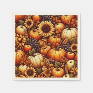 Halloween/Fall/Höst/pumpa Pappersservett