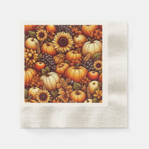 Halloween/Fall/Höst/pumpa Pappersservett