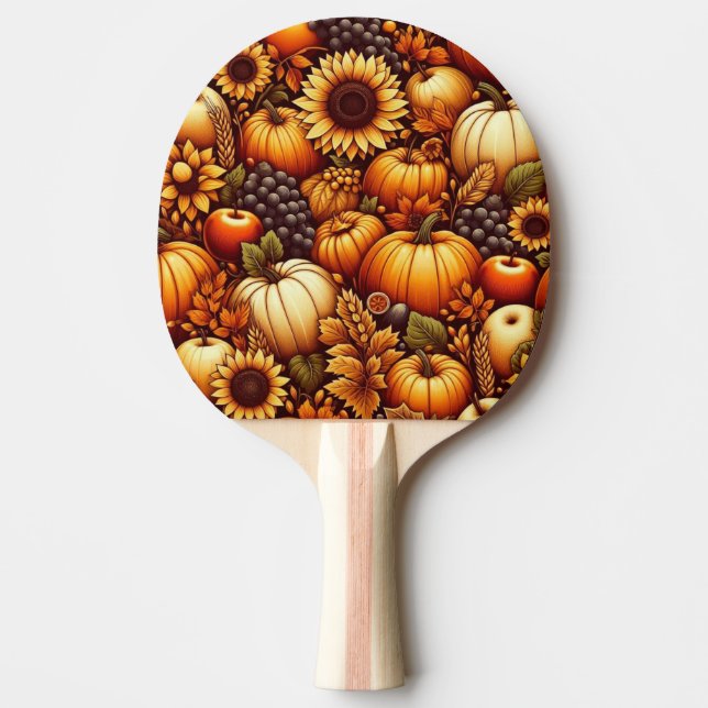 Halloween/Fall/Höst/pumpa Pingisracket (Framsidan)