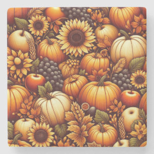 Halloween/Fall/Höst/pumpa Stenunderlägg