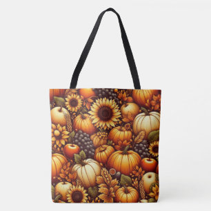 Halloween/Fall/Höst/pumpa Tygkasse
