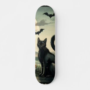Halloween/Fall/Höst/pumpkin/katt Mini Skateboard Bräda 18,5 Cm