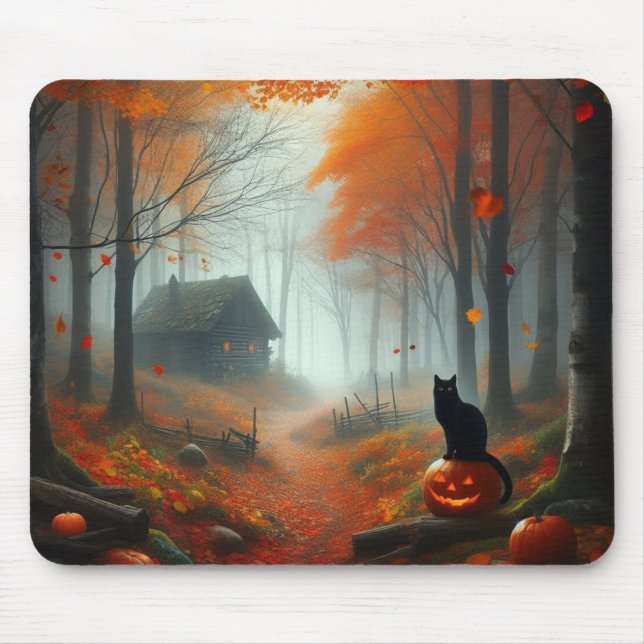Halloween/Fall/Höst/pumpkin/katt Musmatta (Framsidan)
