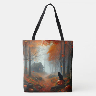 Halloween/Fall/Höst/pumpkin/katt Tygkasse