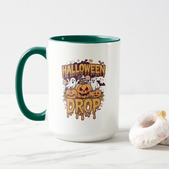Halloween-fall Mugg (Med munk)