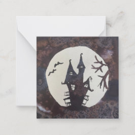 Halloween/Fall-platta anteckningskort