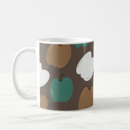 Halloween Fall Pumpkins Earth Tone  Kaffemugg