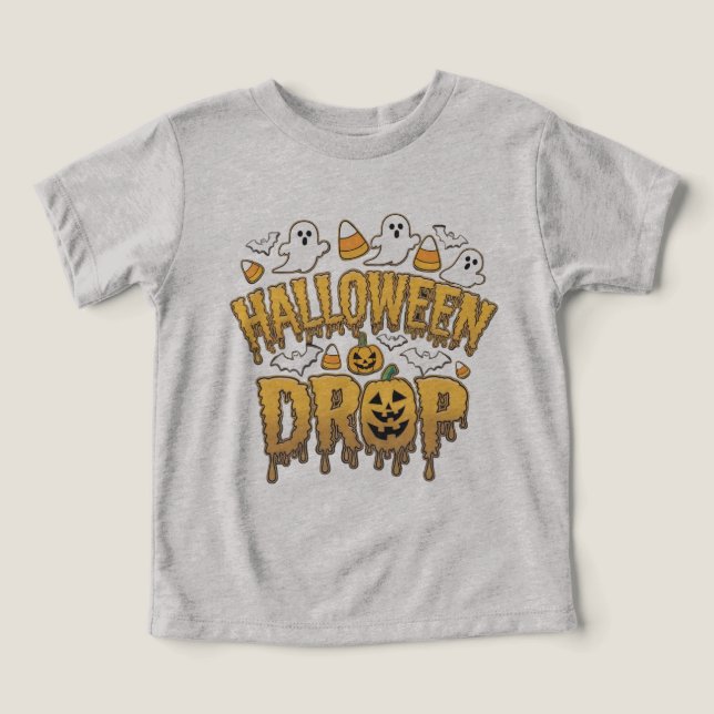 Halloween-fall T Shirt (Design Framsida)
