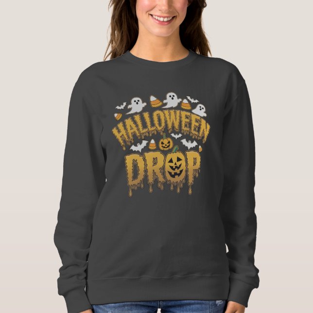 Halloween-fall T Shirt (Framsida)