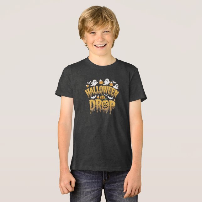 Halloween-fall T Shirt (Framsida Full)