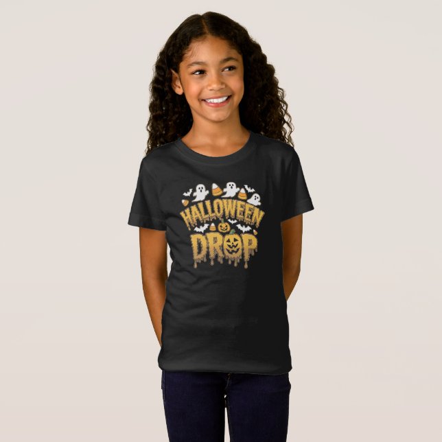 Halloween-fall T Shirt (Hel framsida)