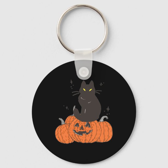 Halloween-fallande skämt med pumpkin nyckelring (Framsida)