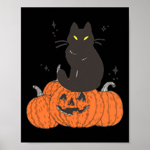 Halloween-fallande skämt med pumpkin poster