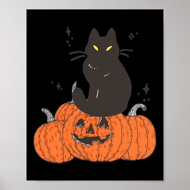 Halloween-fallande skämt med pumpkin poster (Framsidan)