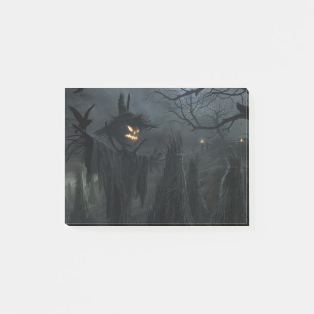 Halloween fält av död post-it block (Framsida)