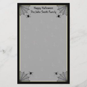 Halloween familjbrevpapper brevpapper