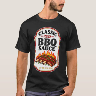 Halloween-familjedesign för BBQ-sås T Shirt