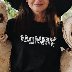 Halloween-familjen Matching Funny Mamma Mamma Mumm T Shirt