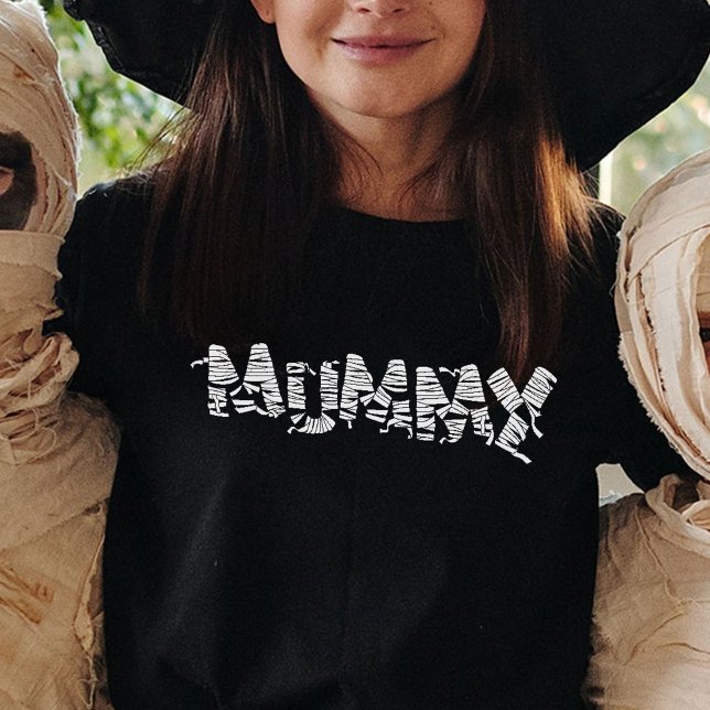 Halloween-familjen Matching Funny Mamma Mamma Mumm T Shirt (Halloween Family Matching Funny Mom Mommy Mummy Sweatshirt)