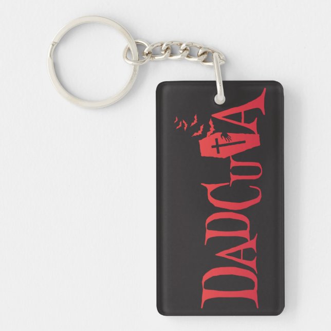 Halloween-familjen Matching Pappa Dadcula Dracula (Framsidan)