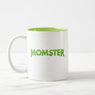 Halloween-familjens par Matching Funny Mamma Momst Två-Tonad Mugg